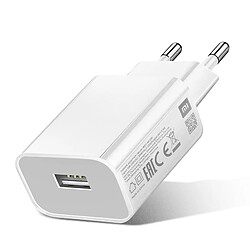 Chargeur secteur USB 2A Charge Rapide Design Compact MDY-09-EW Xiaomi Blanc