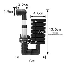 Avis Wewoo Coton biochimique muet pneumatique double de mur de l'aquarium fixé au mur de 2 PCS