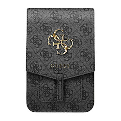 Guess Maroquinerie Pochette Smartphone Imprimé avec Bandoulière Porte-cartes Logo 4G Guess gris