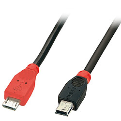 Avis Lindy 31718 câble USB 1 m USB 2.0 Micro-USB B Mini-USB B Noir