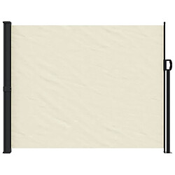 Avis Maison Chic Auvent latéral rétractable | Store latéral | Brise-vue latéral crème 160x500 cm -GKD89945