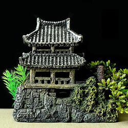 Acheter Artisanat Résine Décor Rockery Aquarium Caves Pour Fish Tank Ornement Plantes Maison Yunhe Tower