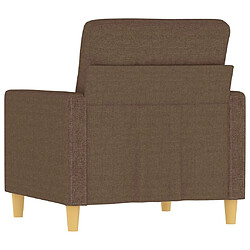 Maison Chic Fauteuil relax,Chaise pour salon Marron 60 cm Tissu -MN24250 pas cher