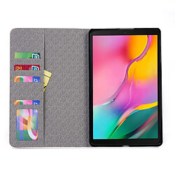 Avis Etui en PU épissage café pour votre Samsung Galaxy Tab A 10.1 (2019) T510/T515