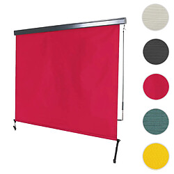 Mendler Store vertical HWC-F42, store vertical, store à rouleau, tissu protection UV 50 ~ 250x180cm, bordeaux-rouge