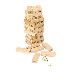 Wewoo Jeu construction DIY 48 blocs de en bois de pile de PCS