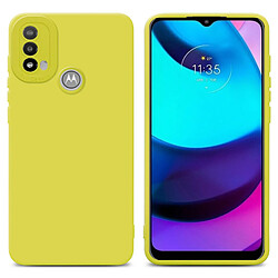 Cadorabo Coque Motorola MOTO E20 Etui en Jaune