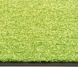 Avis vidaXL Paillasson lavable Vert 40x60 cm