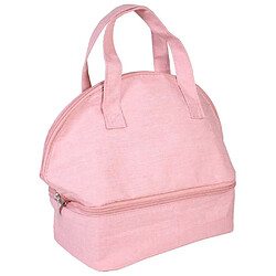 The Home Deco Factory Sac fraicheur double compartiment Lady Boss rose.