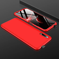 Wewoo Coque Rigide PC à trois étapes pour épissage et couverture complète Huawei Honor 9X rouge