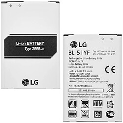 Batterie Originale LG BL-51YF 3000mAh pour LG G4 - Blanc