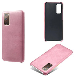 Coque en TPU + PU rose pour Samsung Galaxy S20 FE/S20 FE 5G