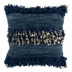 Paris Prix Coussin Déco Miroir 45x45cm Bleu