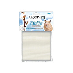 Lit en coton pour hamsters blanc 30 g