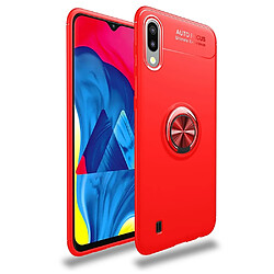 Wewoo Coque Souple TPU Antichoc pour Galaxy M10 avec support invisible Rouge