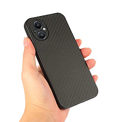 Coque en TPU + PU anti-scratch, texture en fibre de carbone, noir pour votre OnePlus Nord N20 5G