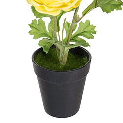 Avis BigBuy Home Plante décorative Polyester Polyéthylène Fer Fleur 9,5 x 9,5 x 29 cm