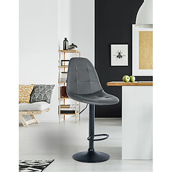 Non Tabouret de bar Elmore simili cuir B