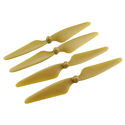 20x Quadcopter Propeller RC Drone Lame de Rechange pour Hubsan X4 MJX Bugs 3 Or pas cher