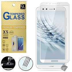 Htdmobiles Film de protection vitre verre trempe incurve integral pour Huawei Honor 9 Lite - BLANC