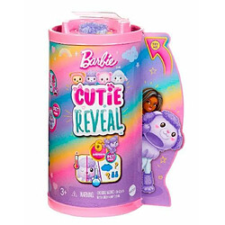 Mattel Barbie Coffret Poupée Mannequin Chelsea Cutie Reveal Série T-Shirt Confort Incluant 6 Surprises avec Changement De Couleur, Costume Caniche en Peluche, Jouet Enfant, A Partir De 3 Ans, HKR20