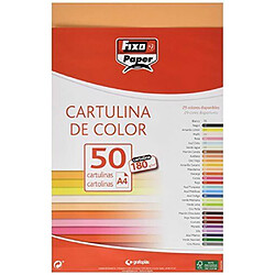 Fixo 11110342-Pack de 50grandes, A4, couleur Havane