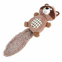 Paris Prix Peluche pour Chien Raton Laveur 40cm Marron