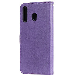 Avis Wewoo Housse Coque Pour Galaxy M30 Étui de protection à rabat horizontal de couleur unie avec support et fentes cartes et portefeuille et cadre photo et lanière violet