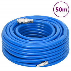 vidaXL Tuyau d'air bleu 0,7" 50 m PVC pas cher