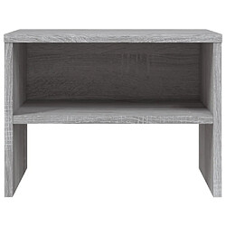 Acheter Maison Chic Table de chevet, Table de Nuit pour chambre salon Sonoma gris 40x30x30 cm Bois d'ingénierie