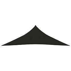 Helloshop26 Voile toile d'ombrage parasol 160 g/m² 4 x 4 x 5,8 m PEHD noir 02_0009212