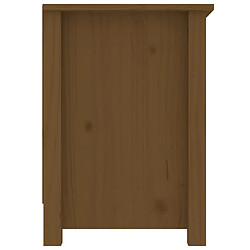 Acheter vidaXL Meuble TV Marron miel 103x36,5x52 cm Bois de pin massif