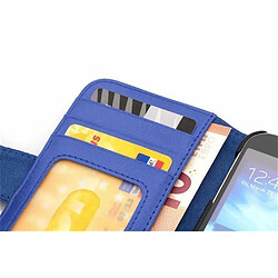 Cadorabo Coque HTC ONE M8 MINI Etui en Bleu