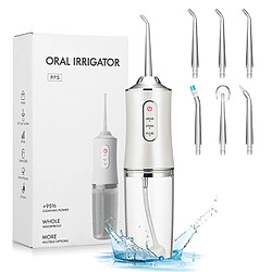 Universal Kit d'irrigation orale 3 modes USB rechargeable fil dentaire à jet d'eau dentaire portable 220ml réservoir d'eau étanche nettoyeur de dents