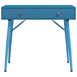 Avis Helloshop26 Bureau table poste de travail meuble d'ordinateur informatique étude d'ordinateur avec tiroir vert antique 90 x 50 x 76,5 cm vert 02_0023703