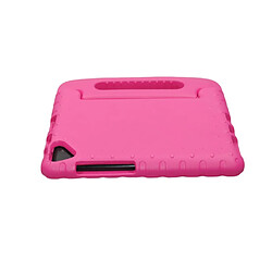 Acheter Coque en TPU poignée antichoc EVA avec support rose pour votre Samsung Galaxy Tab A 8.0 Wi-Fi (2019) SM-T290/Tab A 8.0 LTE (2019) SM-T295