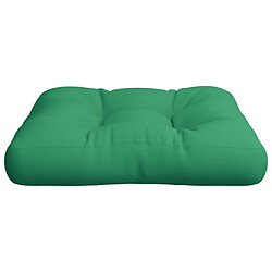 Acheter vidaXL Coussin de palette vert 50x50x12 cm tissu