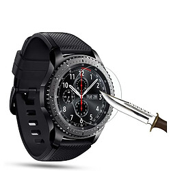 (Lot de 5) Gear S3 Protecteur d'écran en verre trempé, Akwox [0,3 mm 2,5D haute définition 9H] Film de protection d'écran transparent de qualité supérieure pour Samsung Gear S3 Frontier/Classic Smart Watch 1,3"