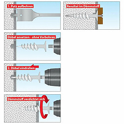 TOX cheville pour isolation Thermo 120 mm, 2 pièces, 072700281