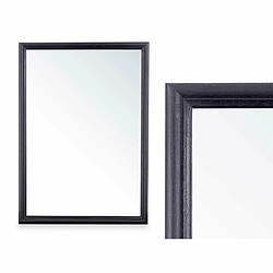 Gift Decor Miroir mural Bois Noir 50 x 70 x 50 cm