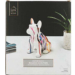 Acheter The Home Deco Factory Bouledogue en céramique assis 20 cm Multicolore.