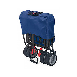 Wagon pliant Pinolino Paxi Dlx Comfort avec frein Bleu