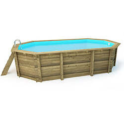 Avis Habitat Et Jardin Piscine bois Florida 130 - 6.57 x 4.57 x 1.31 m + Bâche à bulles 180 µ + Bâche hiver 280 gr/m²