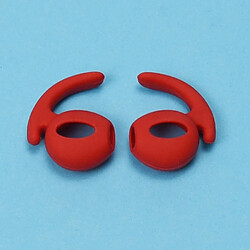 Wewoo Oreillettes de silicone sans fil oreillette bluetooth pour Apple AirPods 1/2 rouge