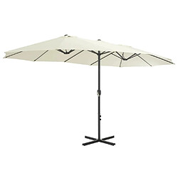 Avis Maison Chic Parasol Jardin | Parasol d'extérieur et poteau en aluminium 460 x 270 cm Sabe - GKD72871