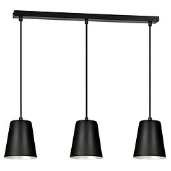 EPIKASA Suspension Milargo, Noir, Acier, 66x100x14 cm