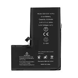 Avizar Clappio Batterie Decode PCB Version pour iPhone 14 Pro 3200mAh Noir