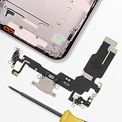 Acheter Avizar Clappio Connecteur de Charge pour Apple iPhone 15, Port USB C + Microphone Rose Poudré