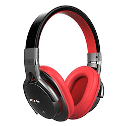 Avis Wewoo Casque Bluetooth pour iPhone stéréo filaire sans fil 4.0 casque Subwoofer Headset Ecouteur avec 40mm Haut-parleur et microphone HD les téléphones mobiles tablettes ordinateurs portables Soutien 32Go Carte TF SD maximum rouge