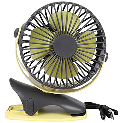 JJBRDZ-Mini Ventilateur Usb De Refroidissement Portable 4000mAh 4 Vitesses Ventilateur D'Air Rechargeable à Rotation Complète à 360 Degrés Ventilateur De Clip De Bureau De Chargement Usb